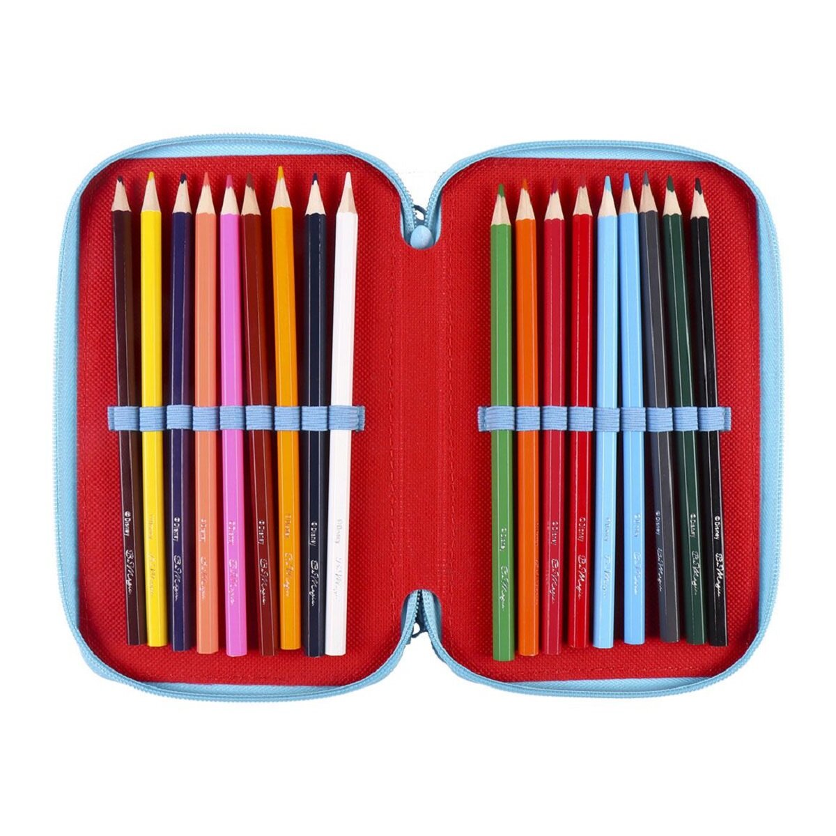 Komplettes Mickey Maus Federmäppchen 44-teiliges Set für Schule und Zuhause