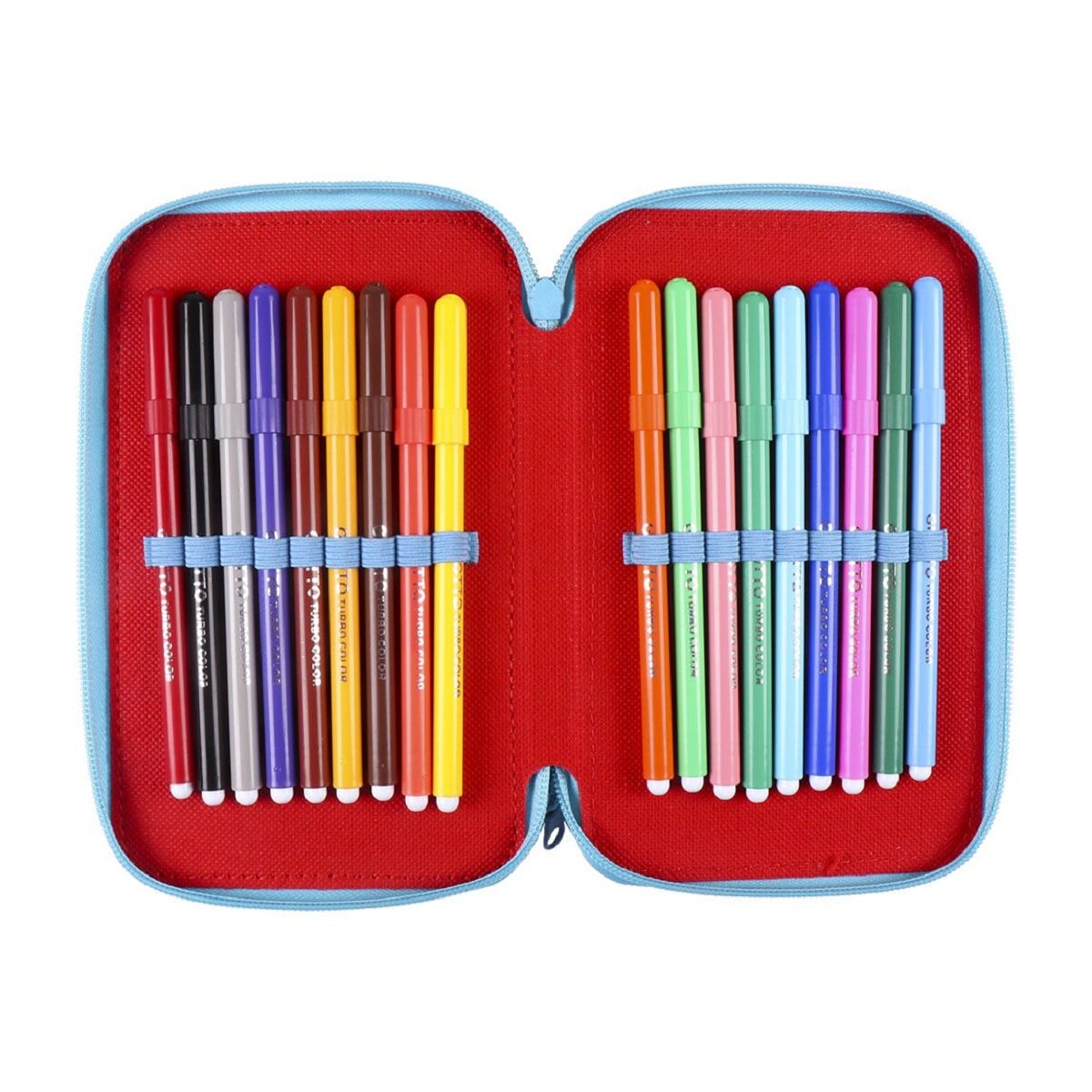 Komplettes Mickey Maus Federmäppchen 44-teiliges Set für Schule und Zuhause