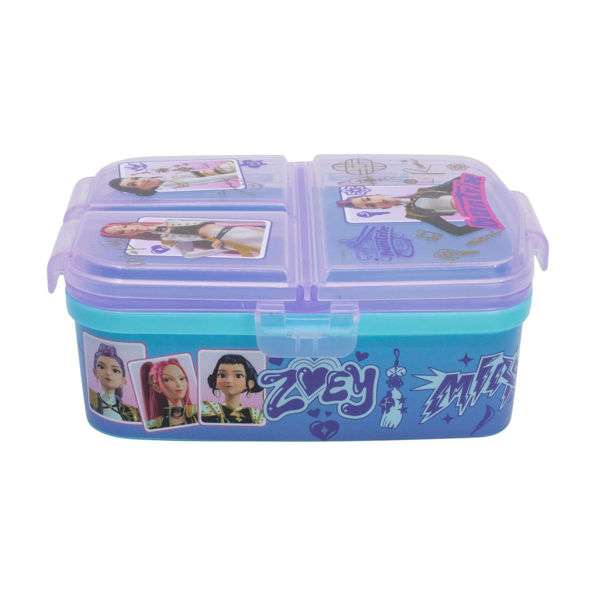 KPop Demon Hunters Multiple XL Brotdose Lunchbox mit Fan Motiv