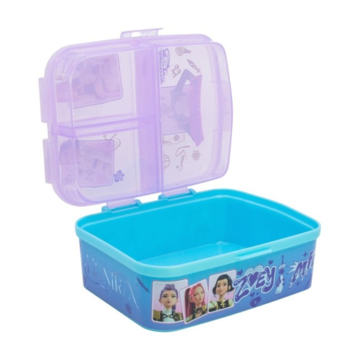 KPop Demon Hunters Multiple XL Brotdose Lunchbox mit Fan Motiv