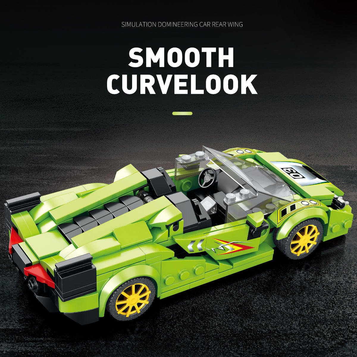 Reobrix 806 Supersportwagen 1:24 Klemmbaustein Auto 363 Teile ab 14