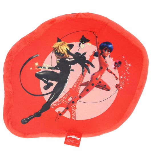 Miraculous Ladybug Dekokissen Velours Kissen Ideal zum Kuscheln und Dekorieren