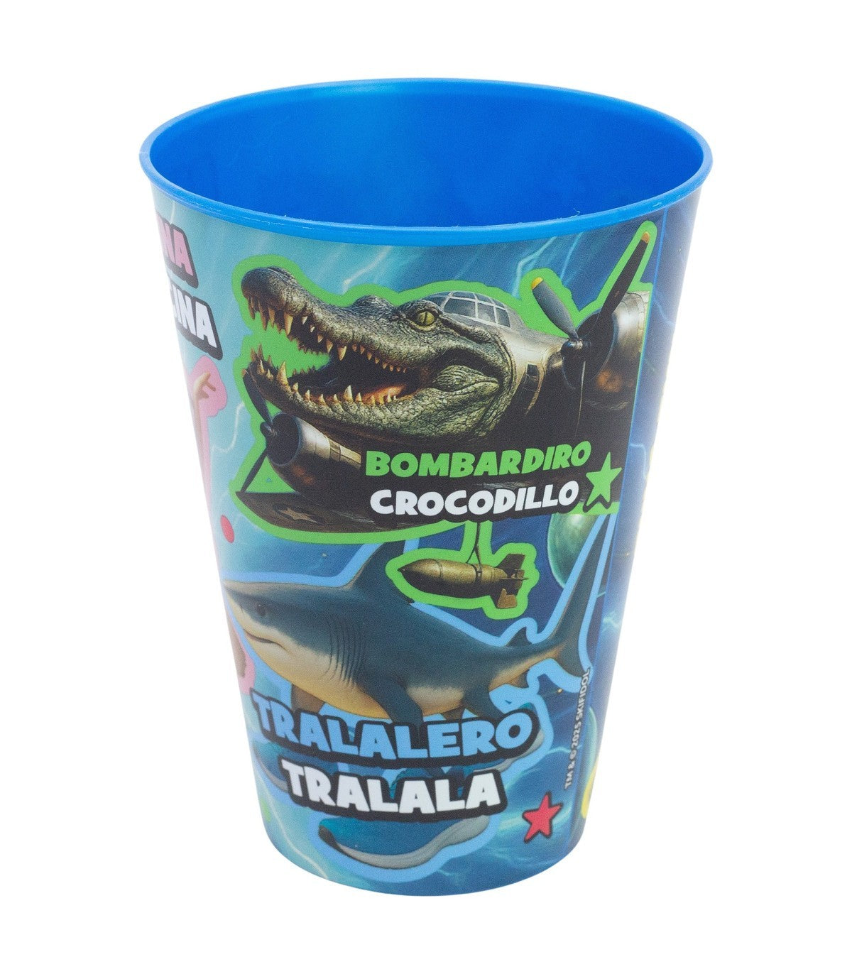 Italian Brainrot Kinderbecher 430 ml Trinkbecher für Alltag und Freizeit