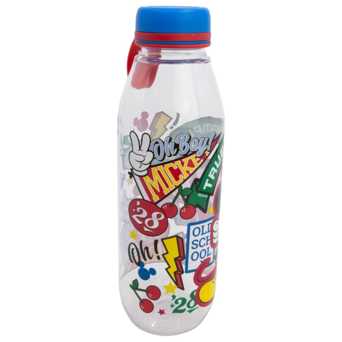 Disney Mickey Mouse Wasserflasche 650 ml Kinderflasche für Schule Sport und Ausflug