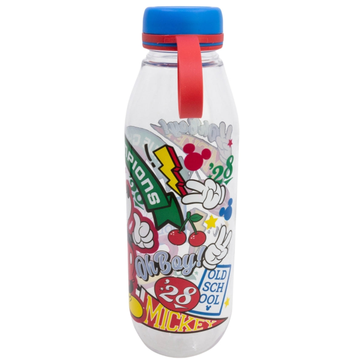 Disney Mickey Mouse Wasserflasche 650 ml Kinderflasche für Schule Sport und Ausflug