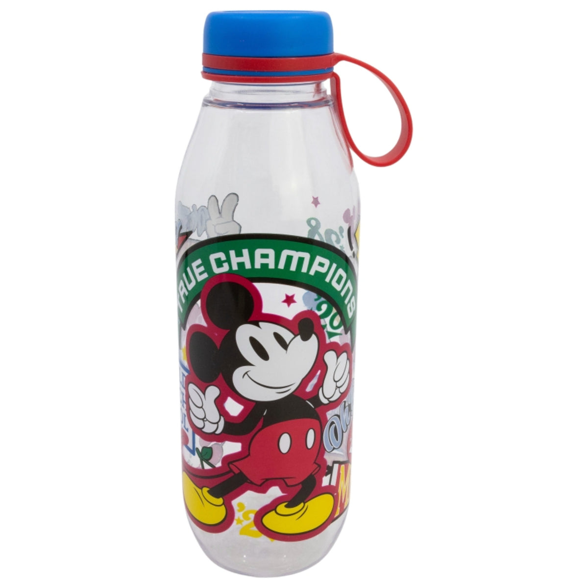 Disney Mickey Mouse Wasserflasche 650 ml Kinderflasche für Schule Sport und Ausflug