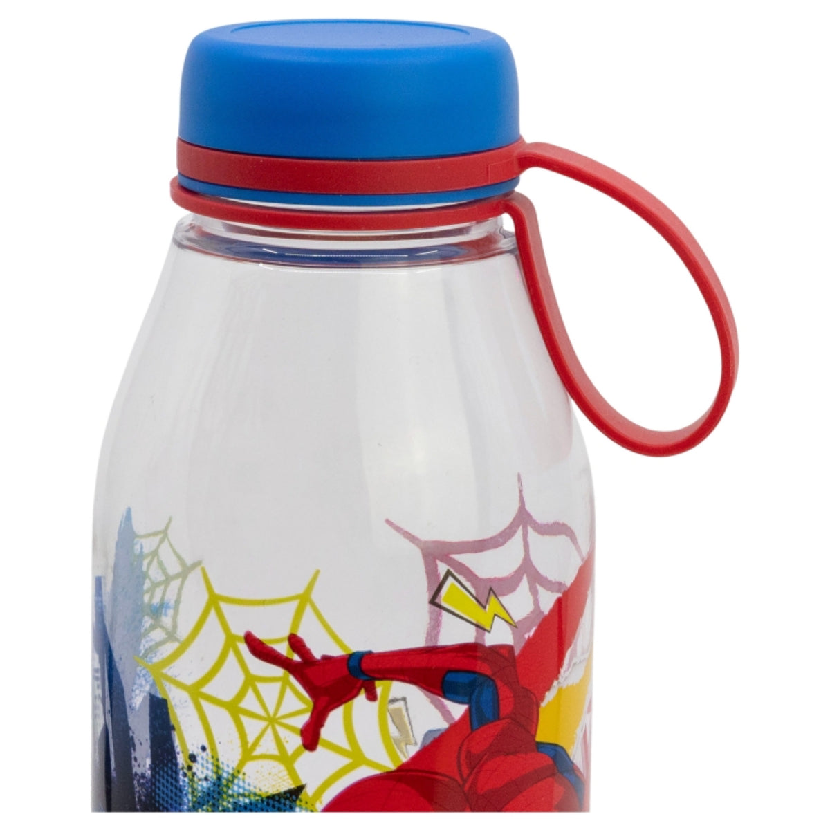 Spider Man Adventure Bottle 650 ml aus Ecozen mit Deckel und Silikongriff