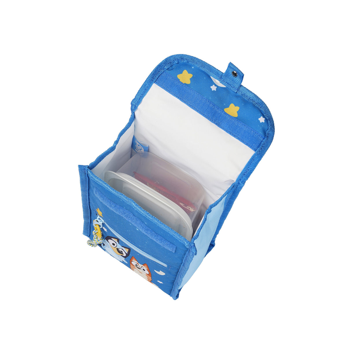 Bluey Kinder Lunchbag isoliert Brotdose Tasche Kindergarten Thermotasche mit Tragegriff