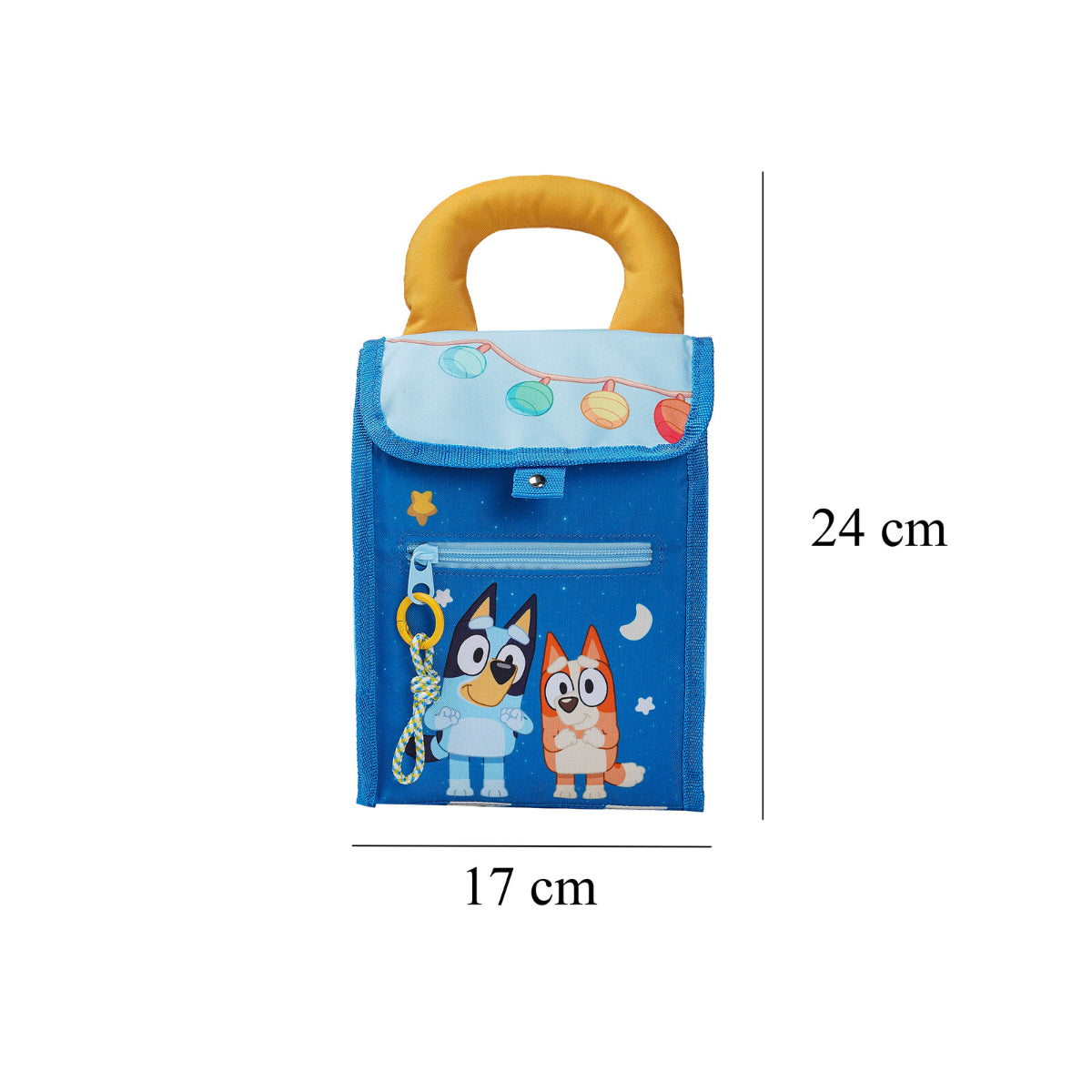 Bluey Kinder Lunchbag isoliert Brotdose Tasche Kindergarten Thermotasche mit Tragegriff