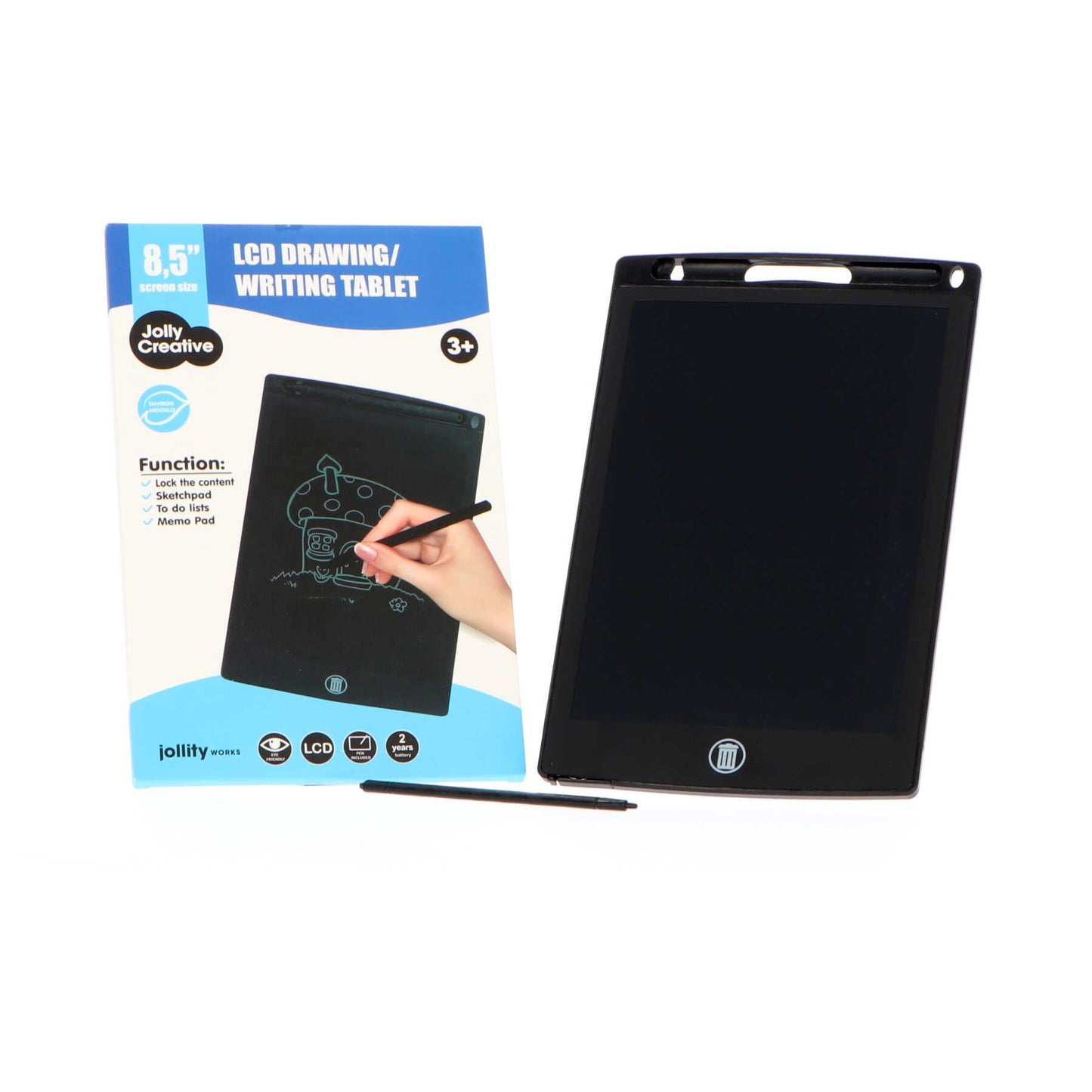Jollity Elektronisches Schreibtablet 8.5" wiederverwendbar