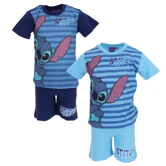 Lilo & Stitch Shortama – Kinderpyjama & Sommer Schlafanzug aus 100% Baumwolle