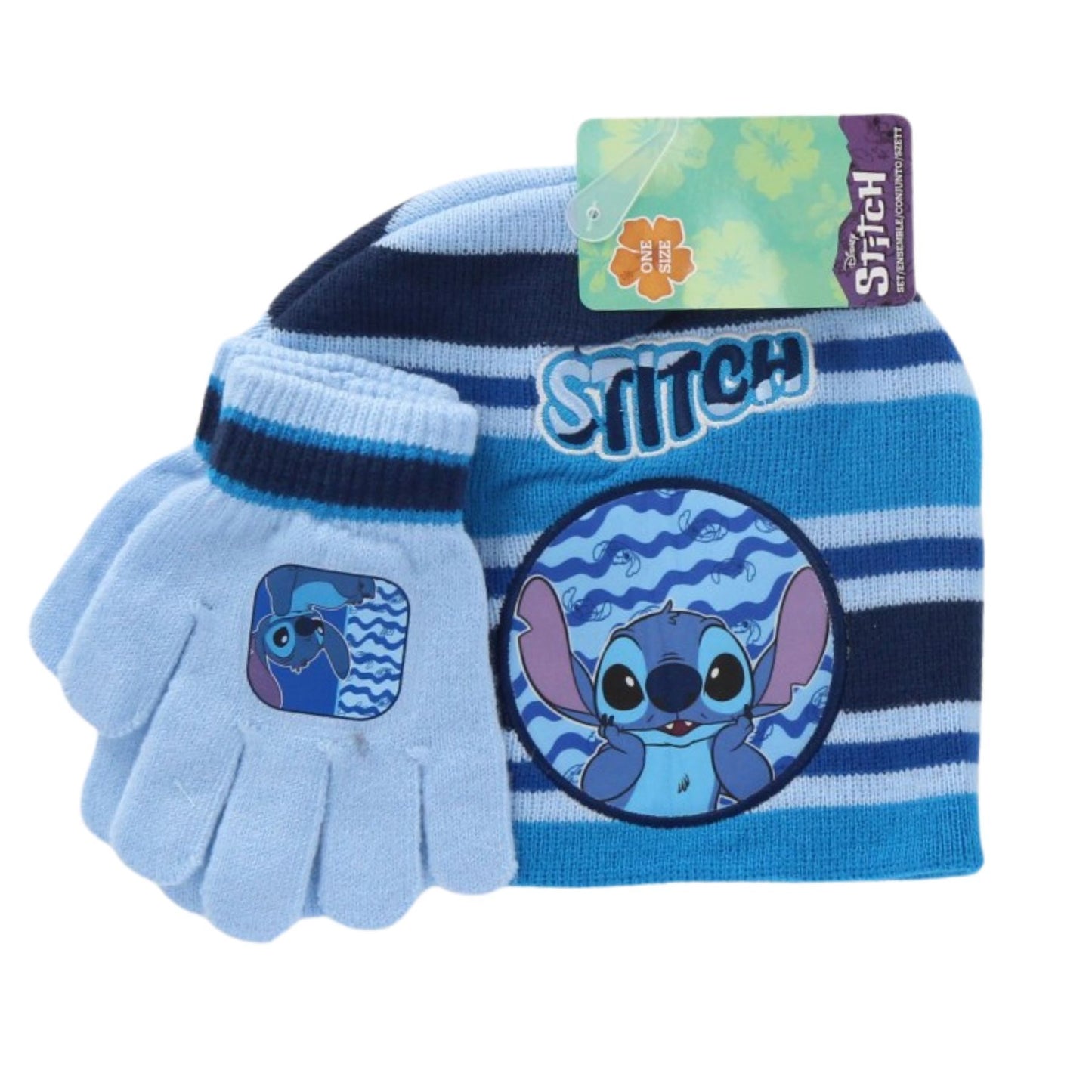 Disney Lilo & Stitch Winterset Mütze + Handschuhe One Size