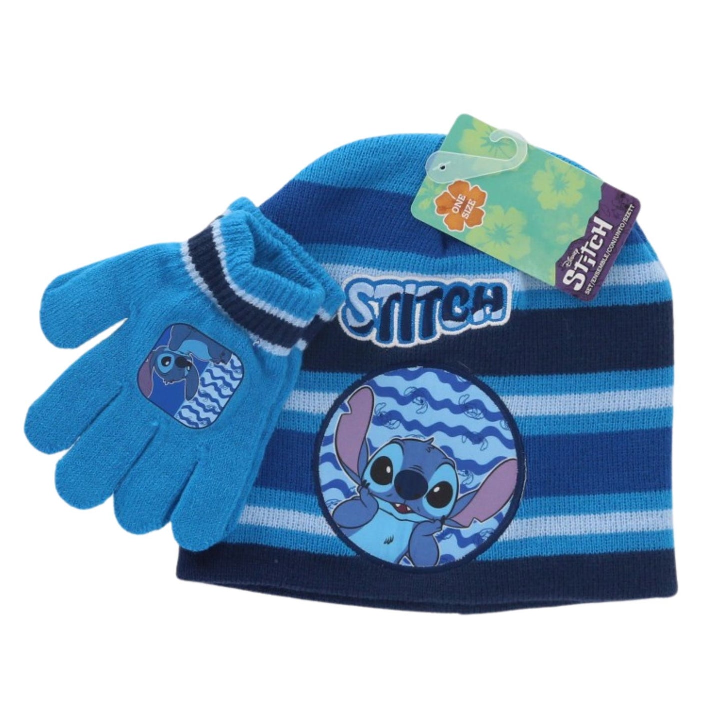 Disney Lilo & Stitch Winterset Mütze + Handschuhe One Size