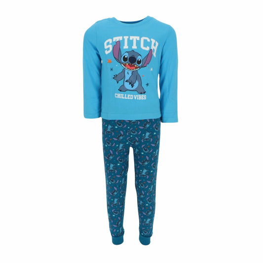 Lilo & Stitch atmungsaktiver Pyjama Schlafanzug für Kinder Baumwolle