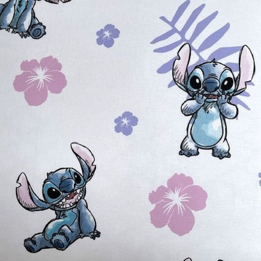 Lilo & Stitch Spannbettlaken 100% Baumwolle, 200 x 90 cm