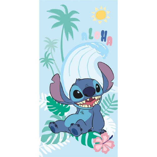 Lilo & Stitch Strandhandtuch Kinderhandtuch Baumwolle Strandtuch für Kinder 70x140 cm