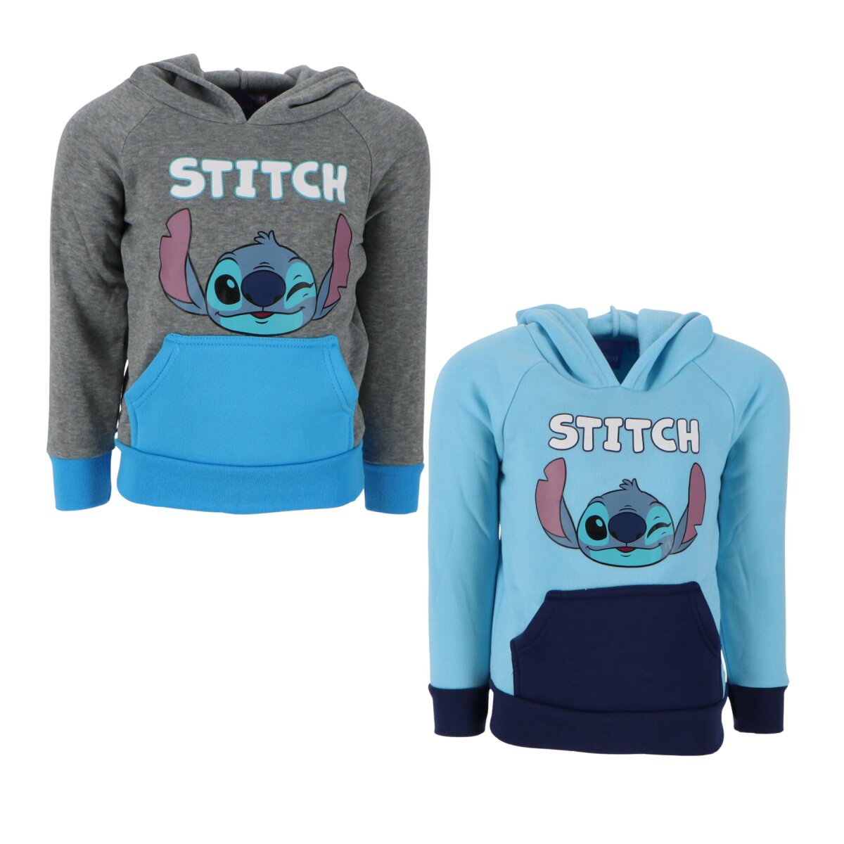 Lilo & Stitch Sweatshirt Kapuzenpullover warmer Hoodie mit stylischem Design für Kinder