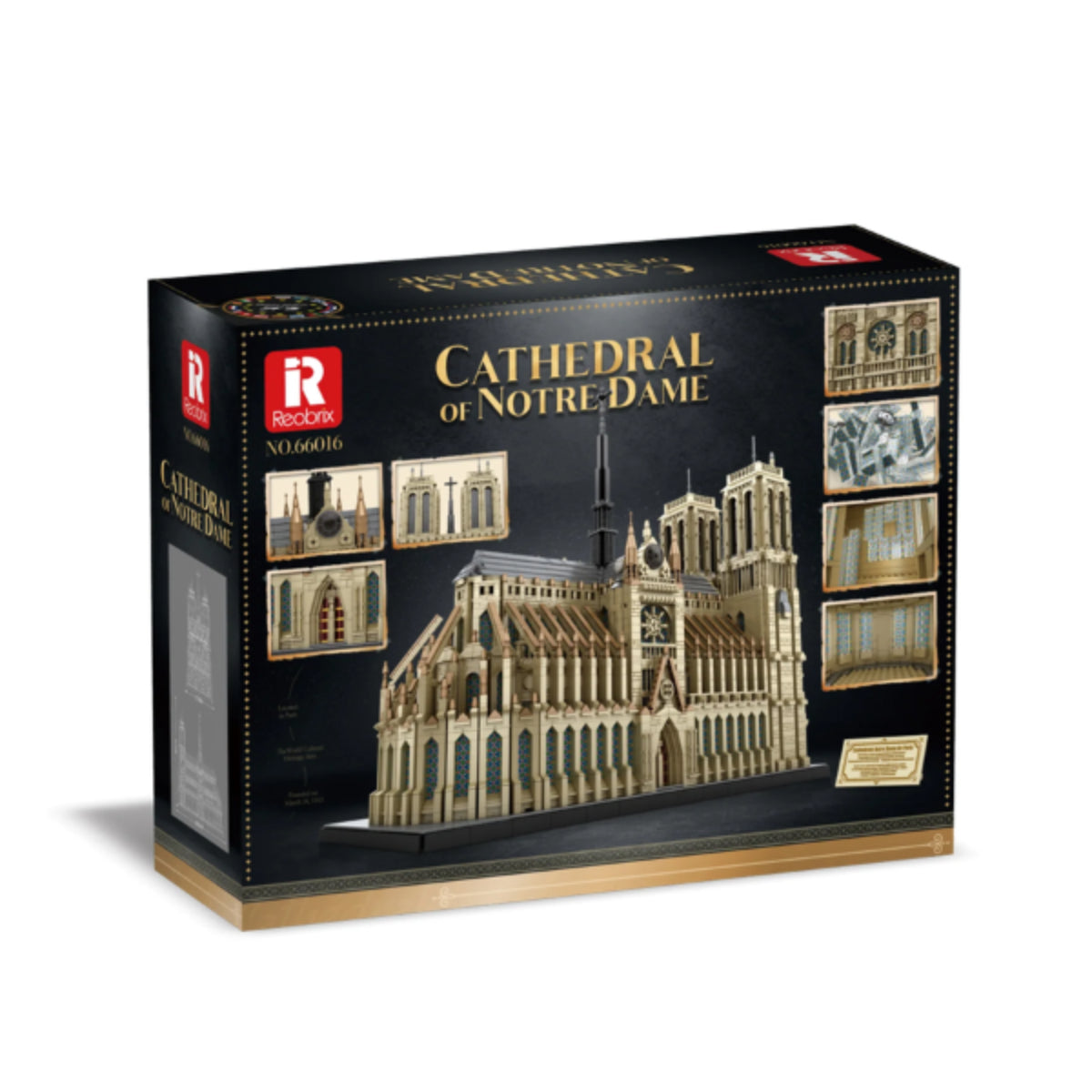 Reobrix 66016 Notre Dame Kathedrale Klemmbaustein Architekturmodell 8868 Teile ab 14