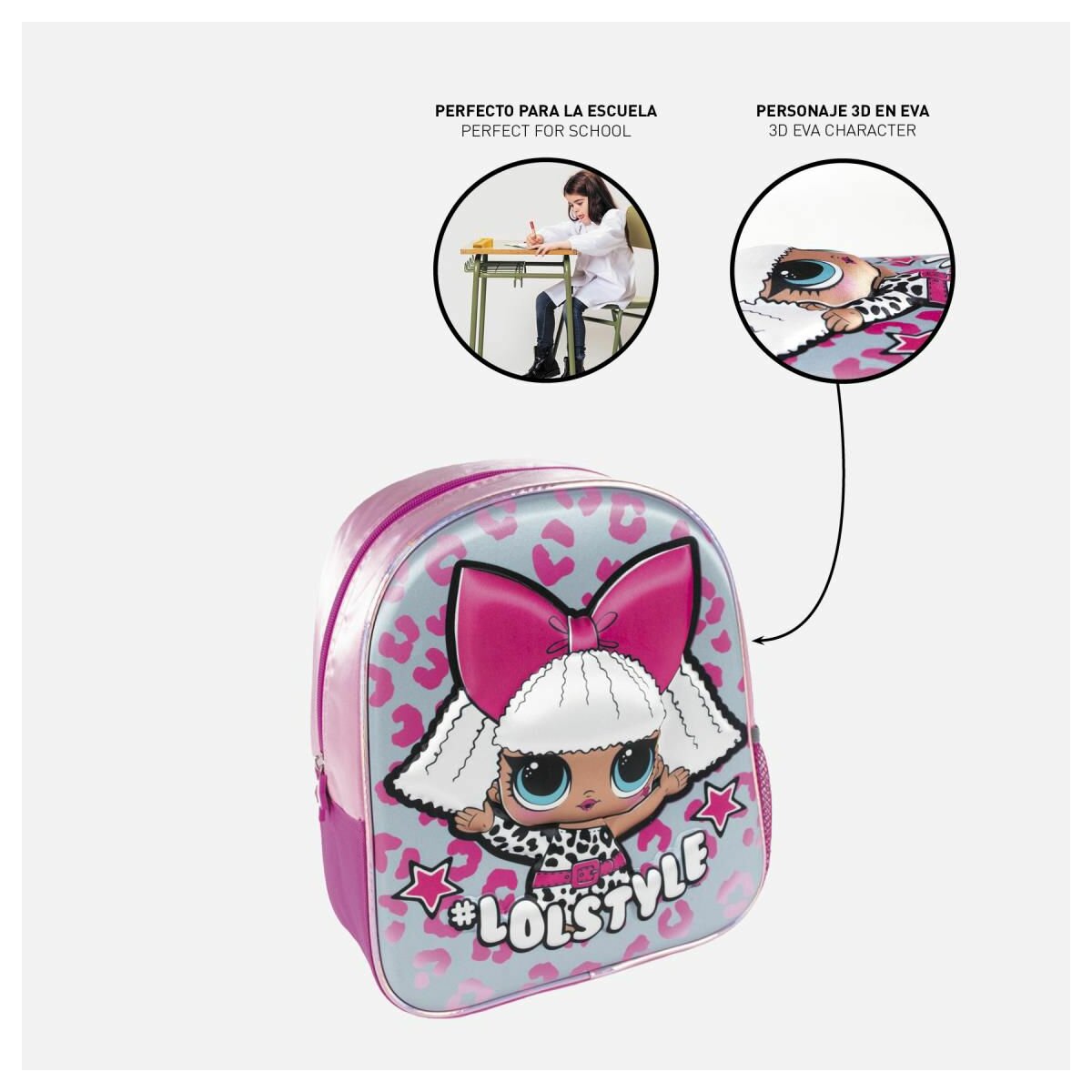 LOL Surprise 3D-Rucksack Backpack Freizeitrucksack: Stylisch und Praktisch für den Alltag