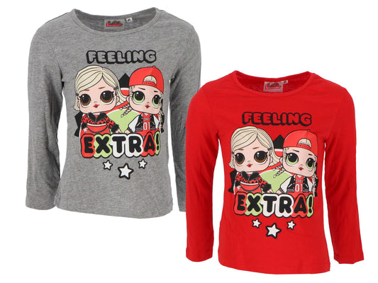LOL Surprise Kinder Langarmshirt Stylisches und komfortables Shirt für Mädchen