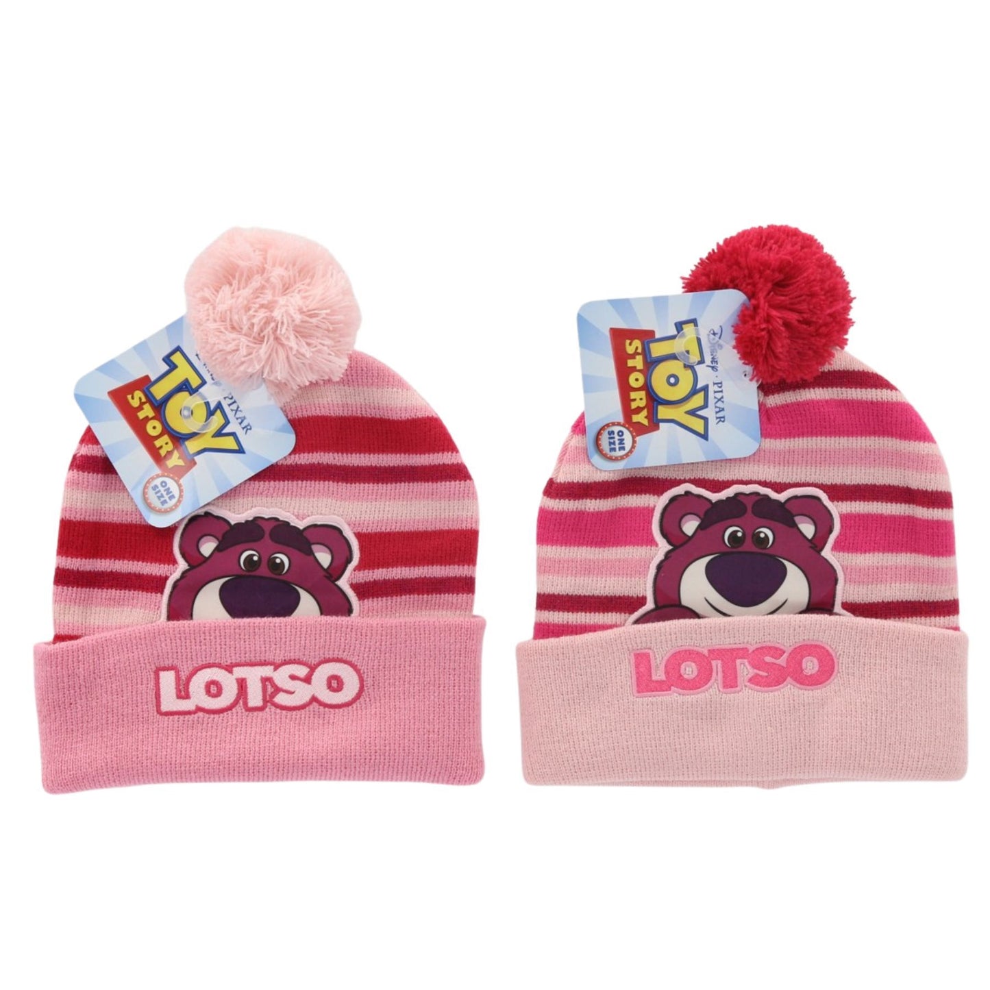 Toy Story Wintermütze Lotso mit Bommel und gesticktem Motiv