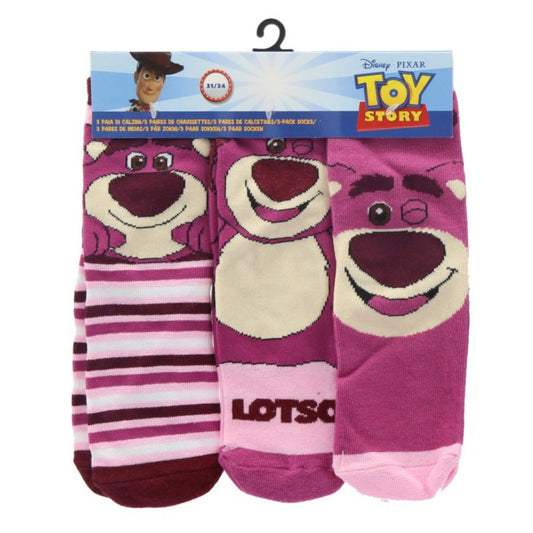 Toy Story Lotso Kinder Socken 3er-Pack weich & bunt