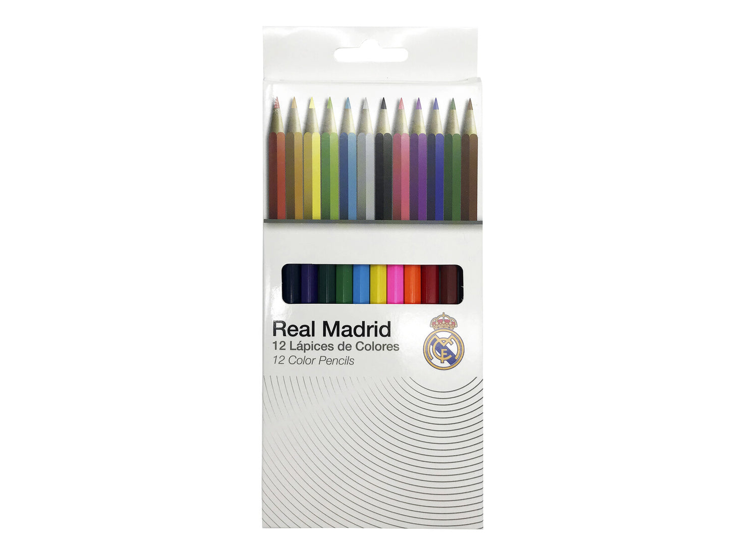 Real Madrid 12 Buntstifte Malstifte Farbstifte Zeichenstifte Schulbedarf