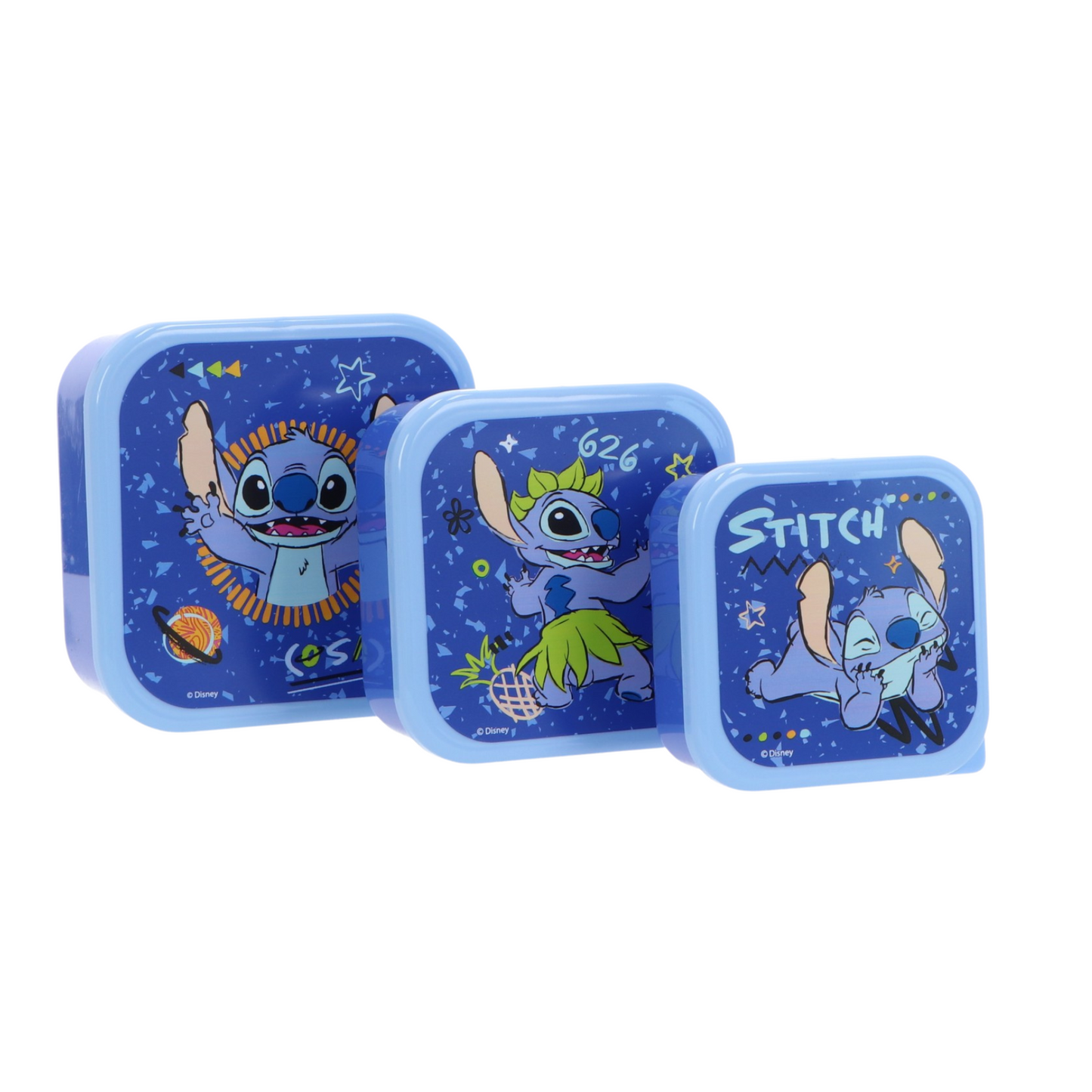 Disney Lilo & Stitch Lunchpaket 5-tlg. Brotdose Trinkflasche Snackbox