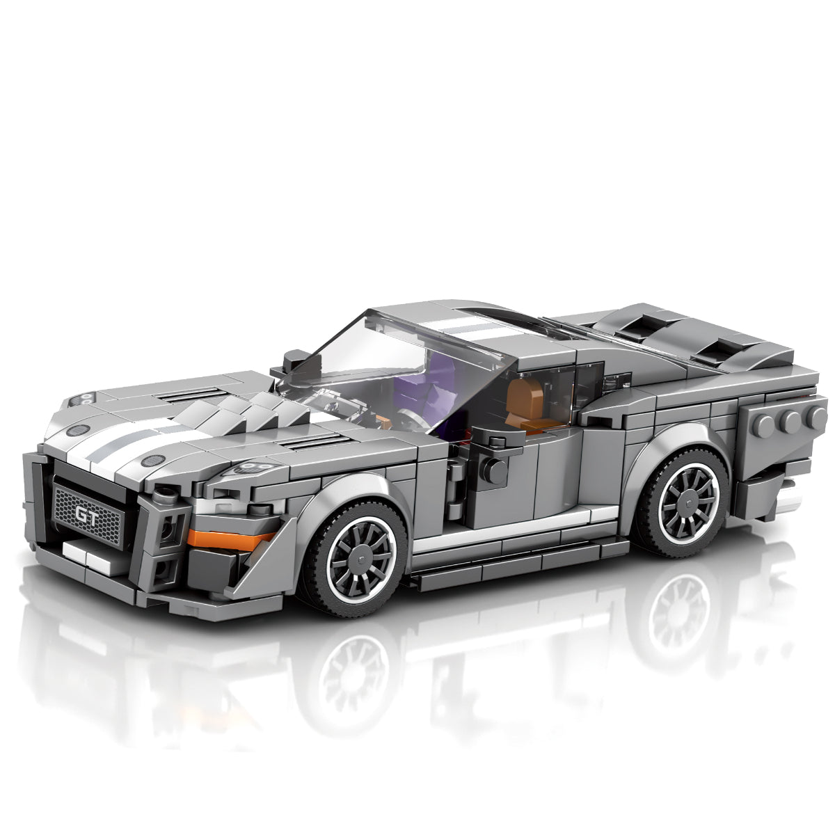 Reobrix 682 Sportwagen 1:24 Klemmbaustein Auto 476 Teile mit Türen