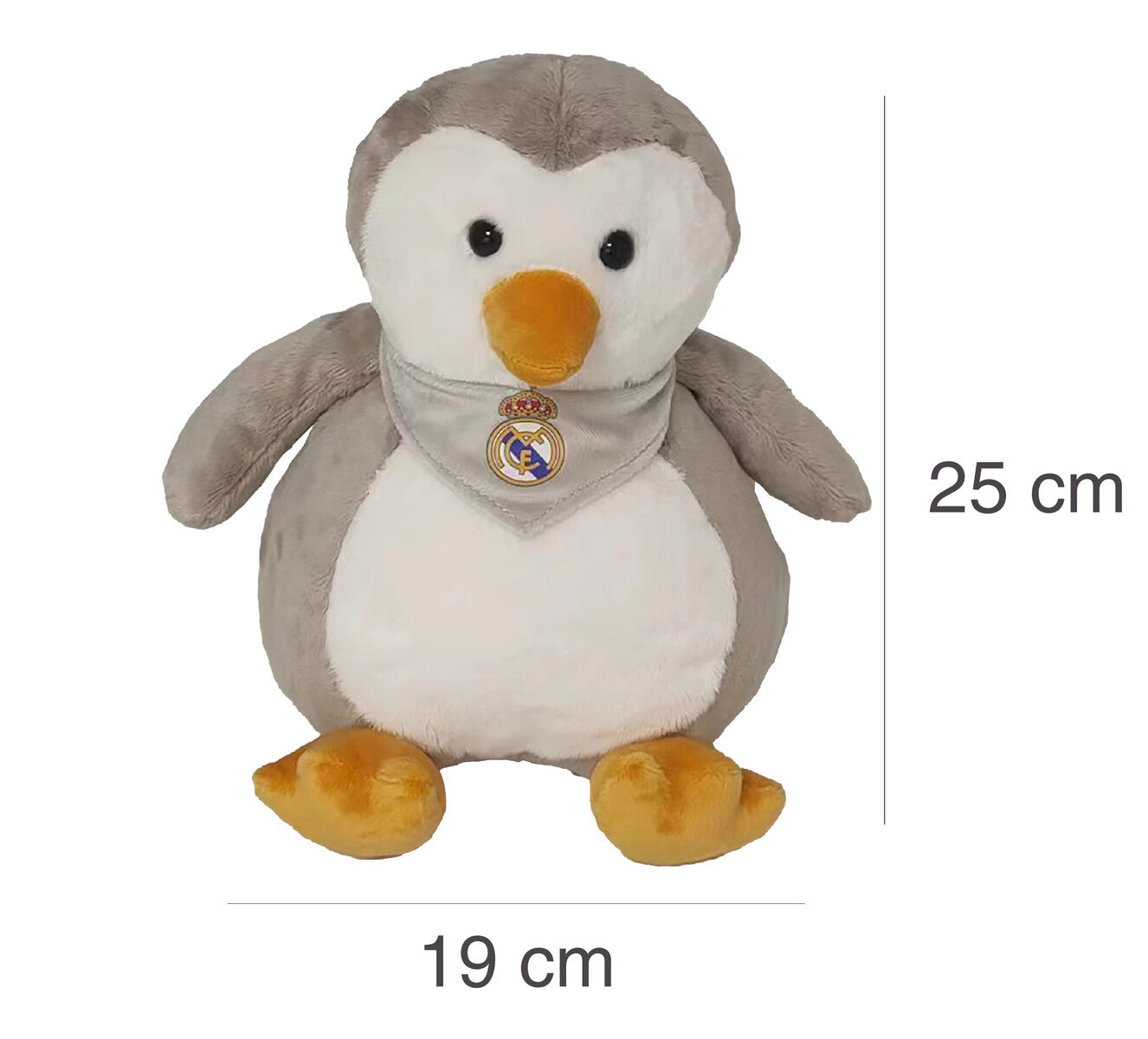 Real Madrid Plüschpinguin 25 cm Kuscheltier Dekoration Geschenk für Fans