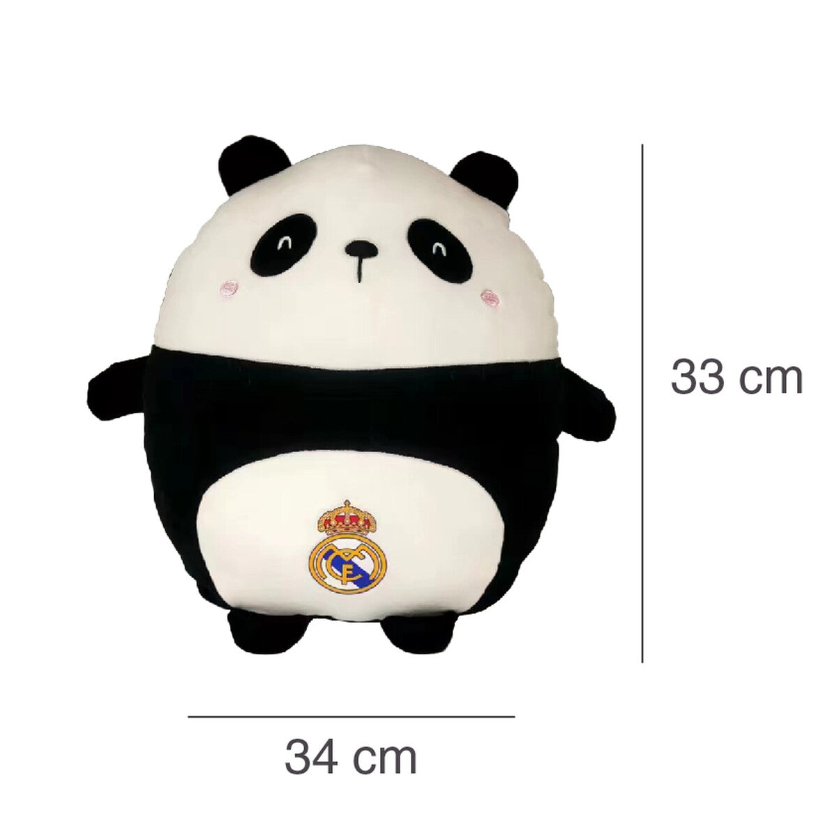 Real Madrid Pandabär Plüsch Squishy Kuscheltier Stofftier 30 cm