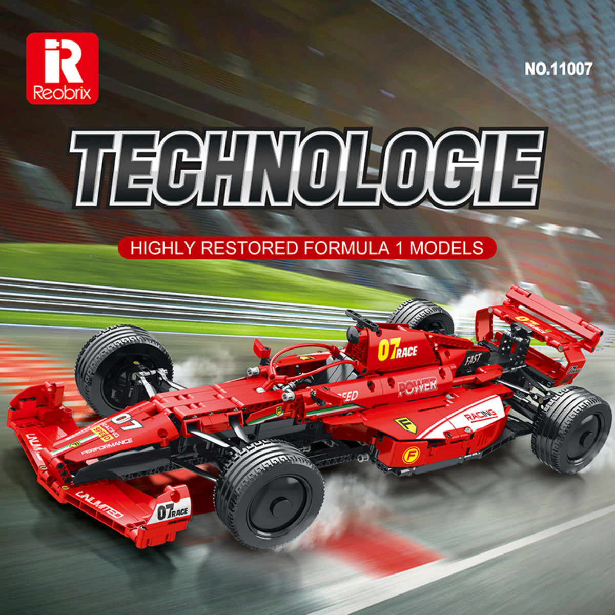 Reobrix 11007 Rennwagen 2 Remote Control Modes 928 Teile ab 14