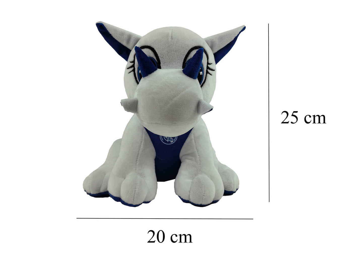 Real Madrid Kuscheltier Drache 25 cm Plüschtier Kinder Geschenk für Fans