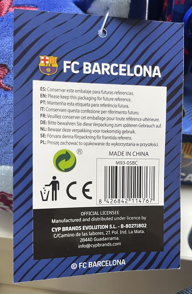 FC Barcelona Plüschtier 12 cm Squishy Kuscheltier Zimmer