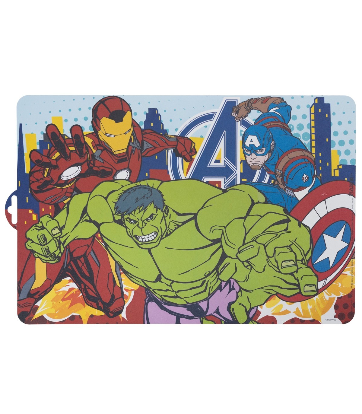 Avengers Platzdeckchen Kinder Tischunterlage 43 x 28,1 cm zum Schutz der Tischfläche