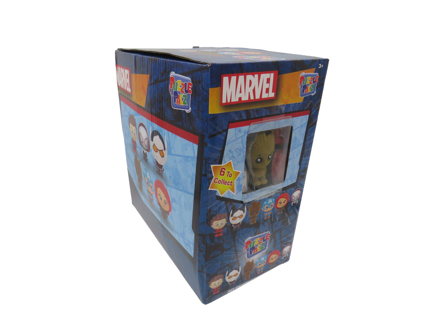 Marvel Puzzle Palz 3D Radiergummi Puzzle Sammelfigur im Spender