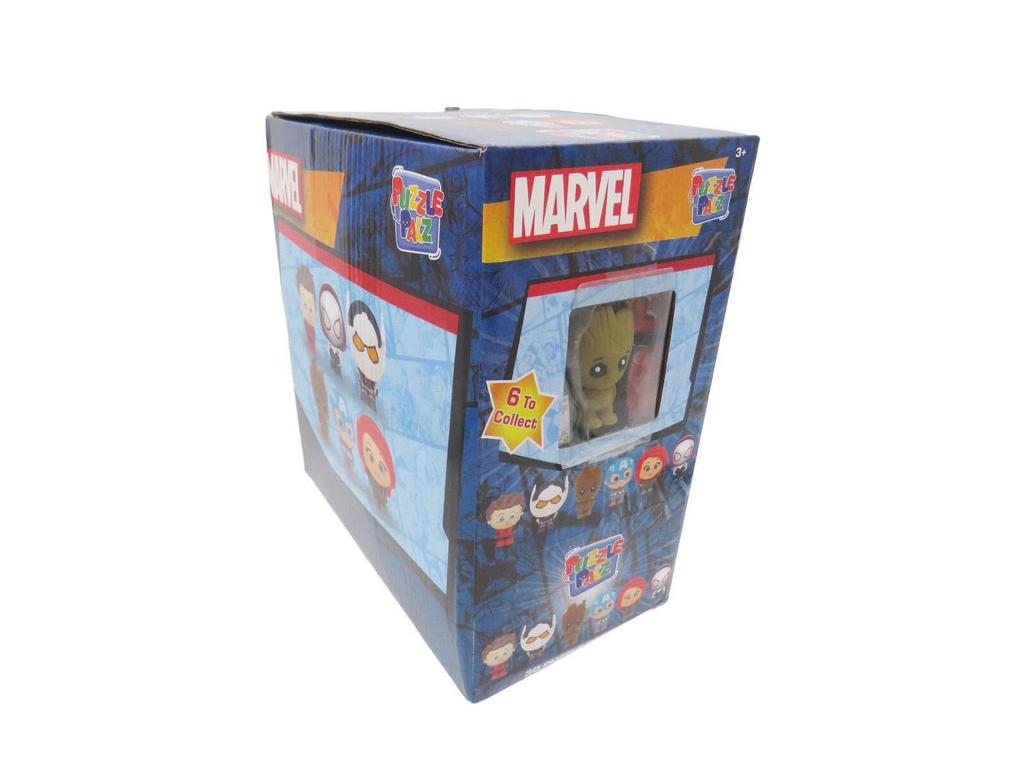 Marvel Puzzle Palz 3D Radiergummi Puzzle Sammelfigur im Spender