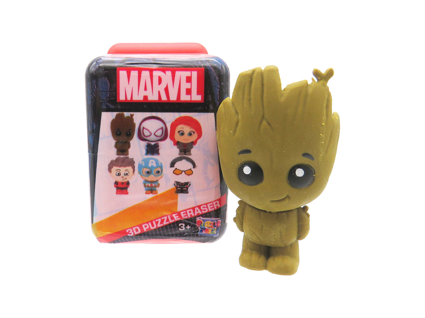 Marvel Puzzle Palz 3D Radiergummi Puzzle Sammelfigur im Spender