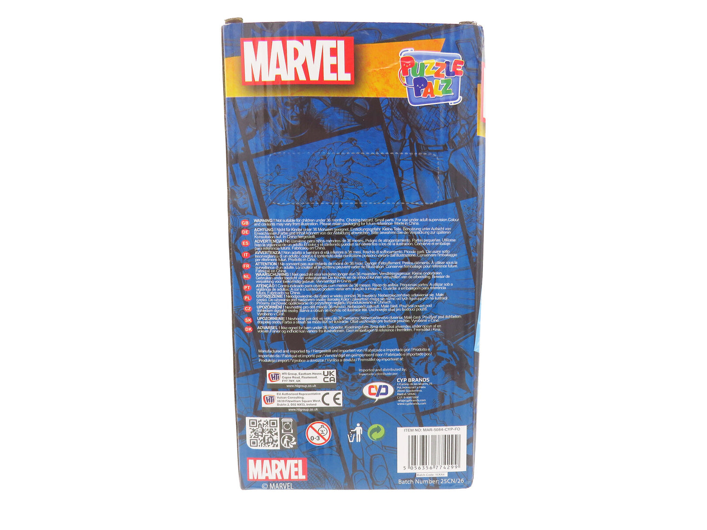 Marvel Puzzle Palz 3D Radiergummi Puzzle Sammelfigur im Spender