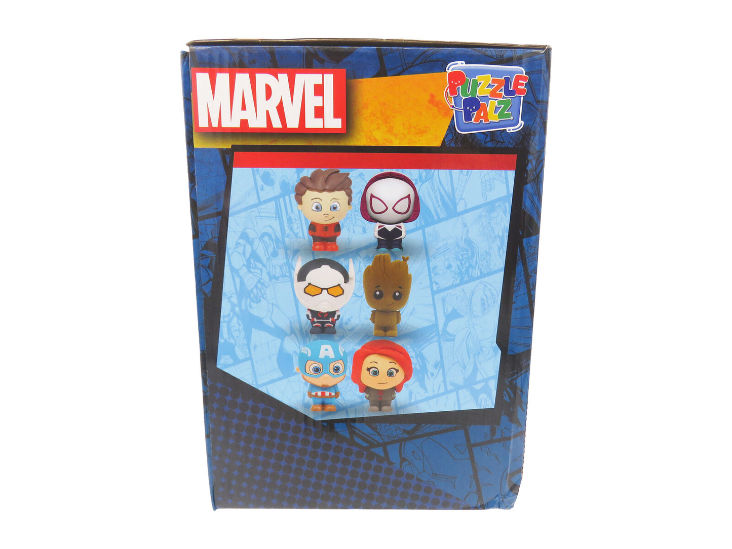 Marvel Puzzle Palz Doppelkapseln Radiergummi Figuren 2er Set Sammelspaß