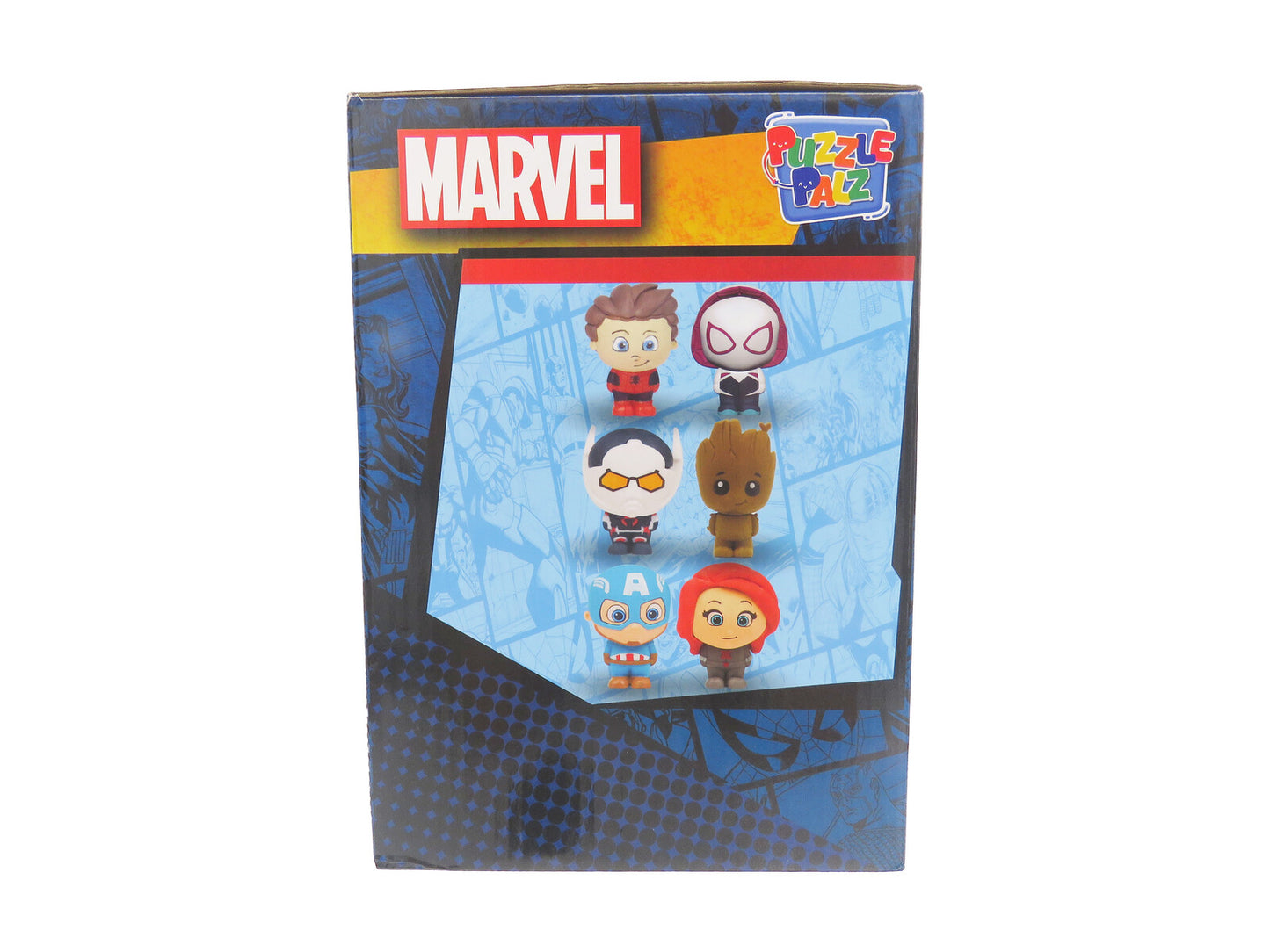 Marvel Puzzle Palz Doppelkapseln Radiergummi Figuren 2er Set Sammelspaß