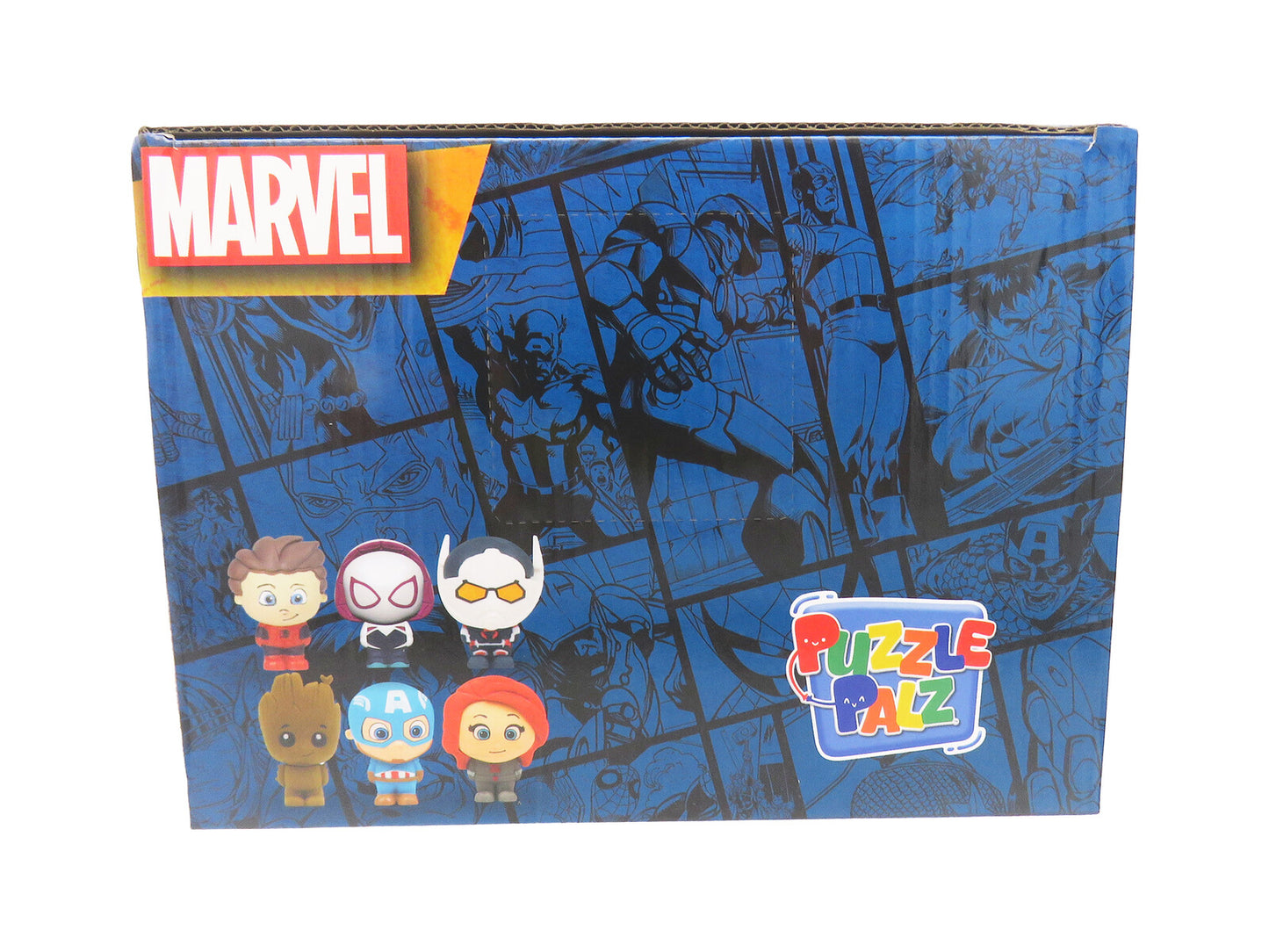 Marvel Puzzle Palz Doppelkapseln Radiergummi Figuren 2er Set Sammelspaß
