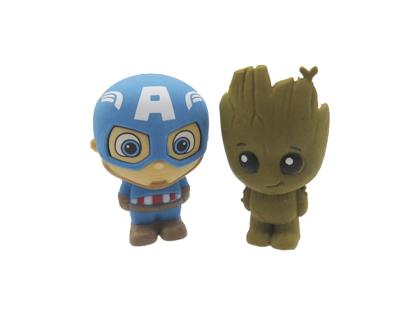 Marvel Puzzle Palz Doppelkapseln Radiergummi Figuren 2er Set Sammelspaß