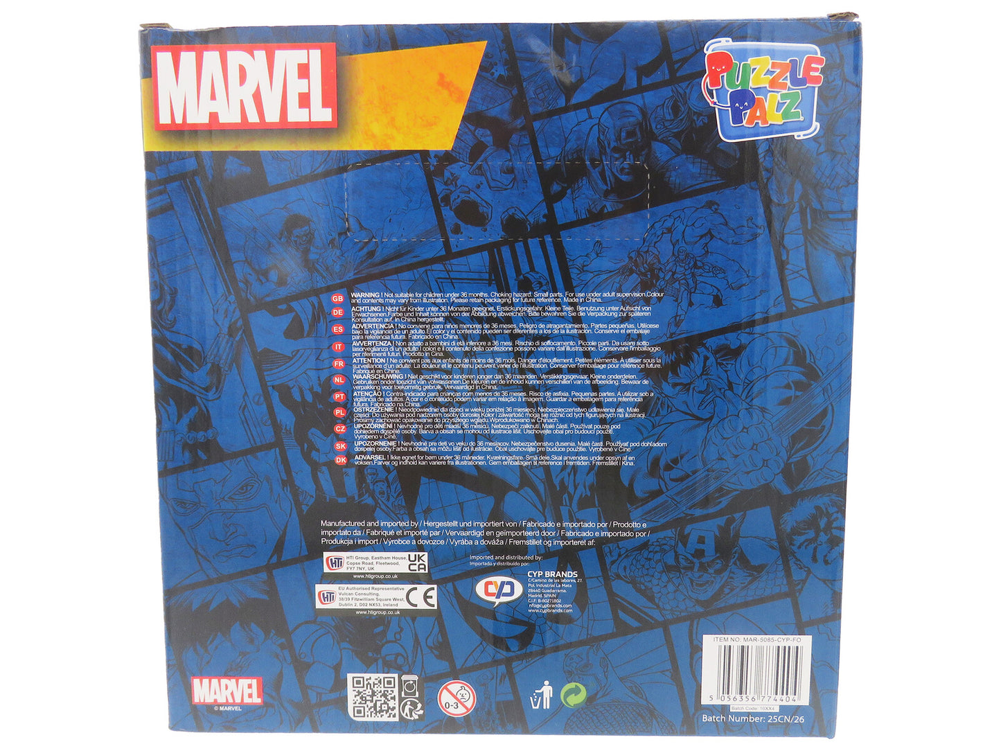 Marvel Puzzle Palz Doppelkapseln Radiergummi Figuren 2er Set Sammelspaß