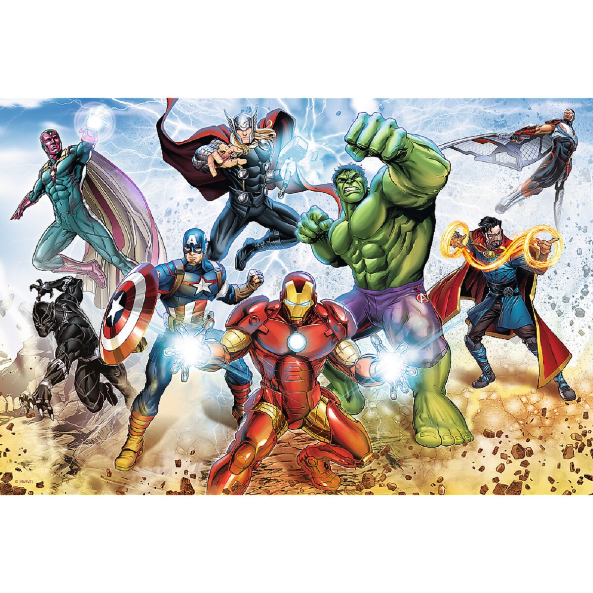 Marvel Avengers Puzzle Perfektes Geschenk für Superhelden-Fans