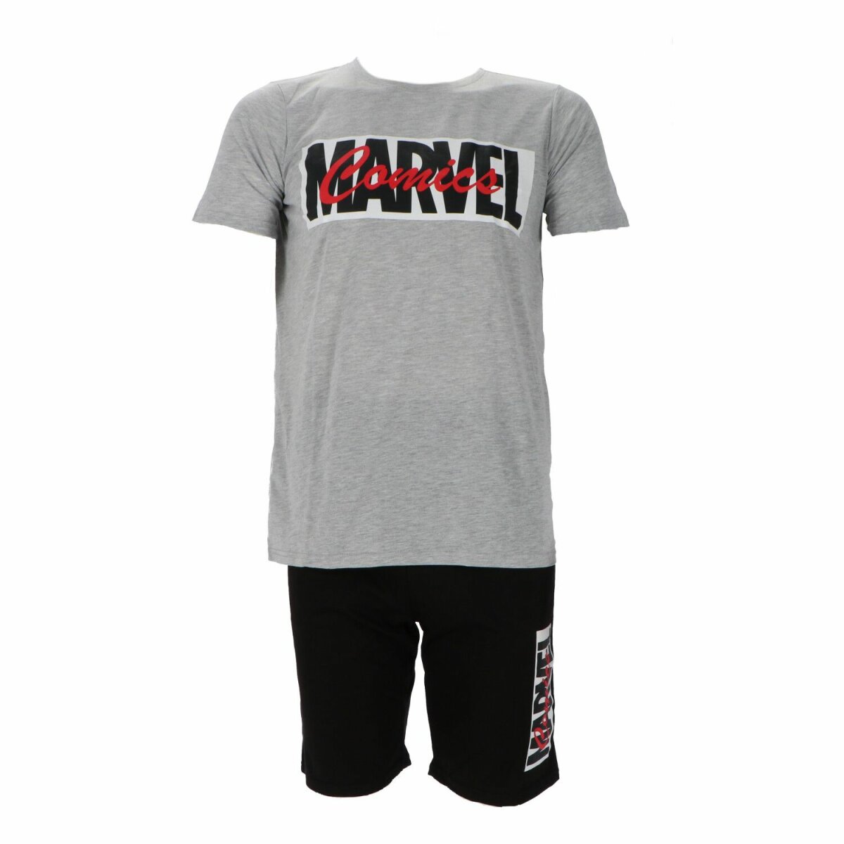 Marvel Pyjama für Herren mit kurzen Ärmeln und Shorts Shortama Schlafanzug