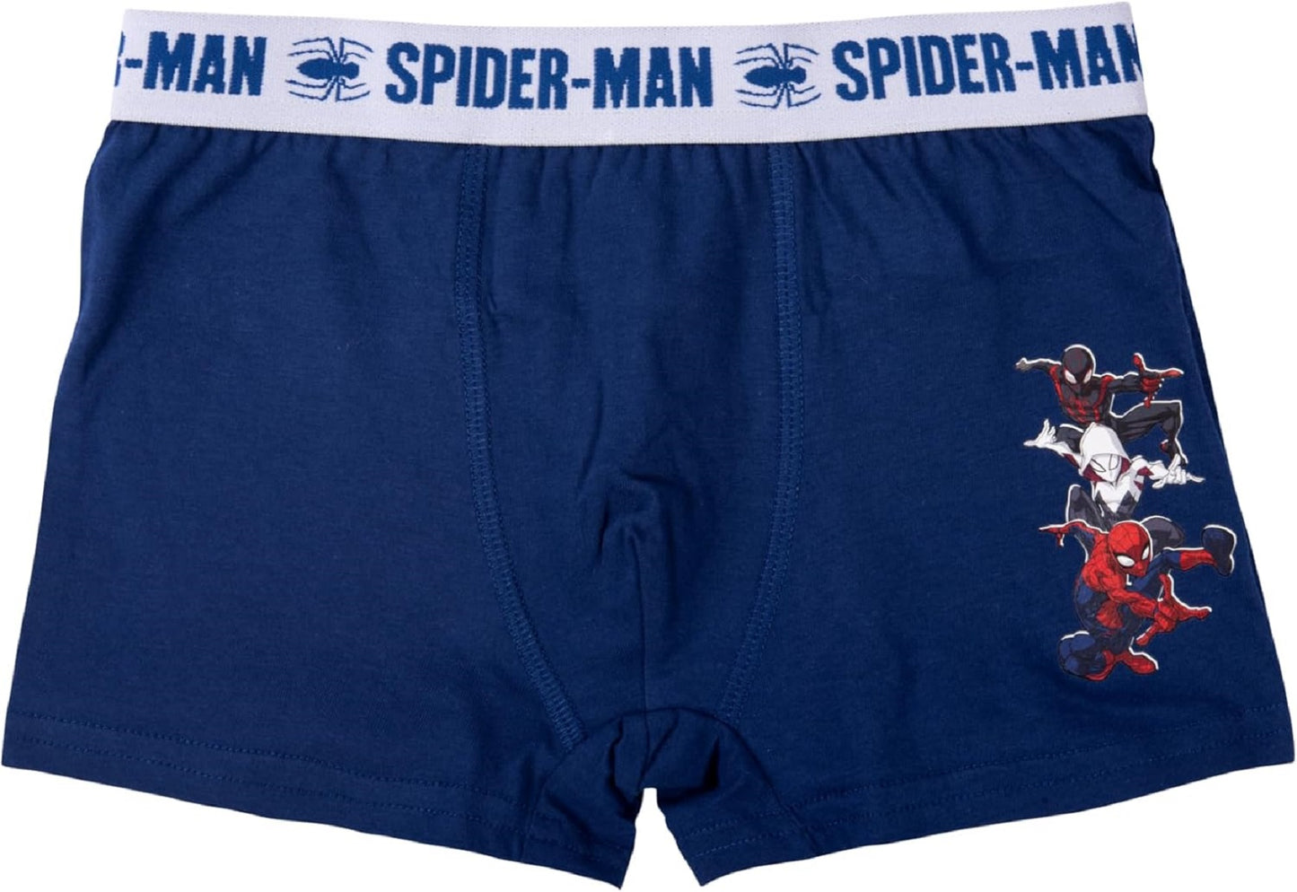 Marvel Spider-Man Boxershorts für Jungen - Kinder Unterwäsche Unterhose Boxer 134/140 (2er Pack)