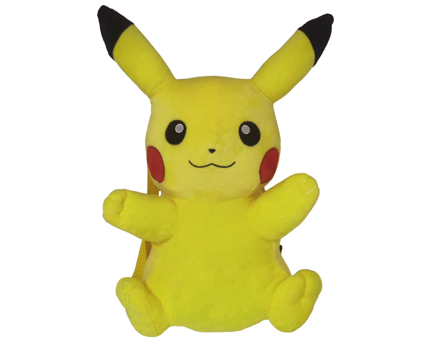Pokémon Pikachu Plüschrucksack Kinder Rucksack kuschelig mit Reißverschluss