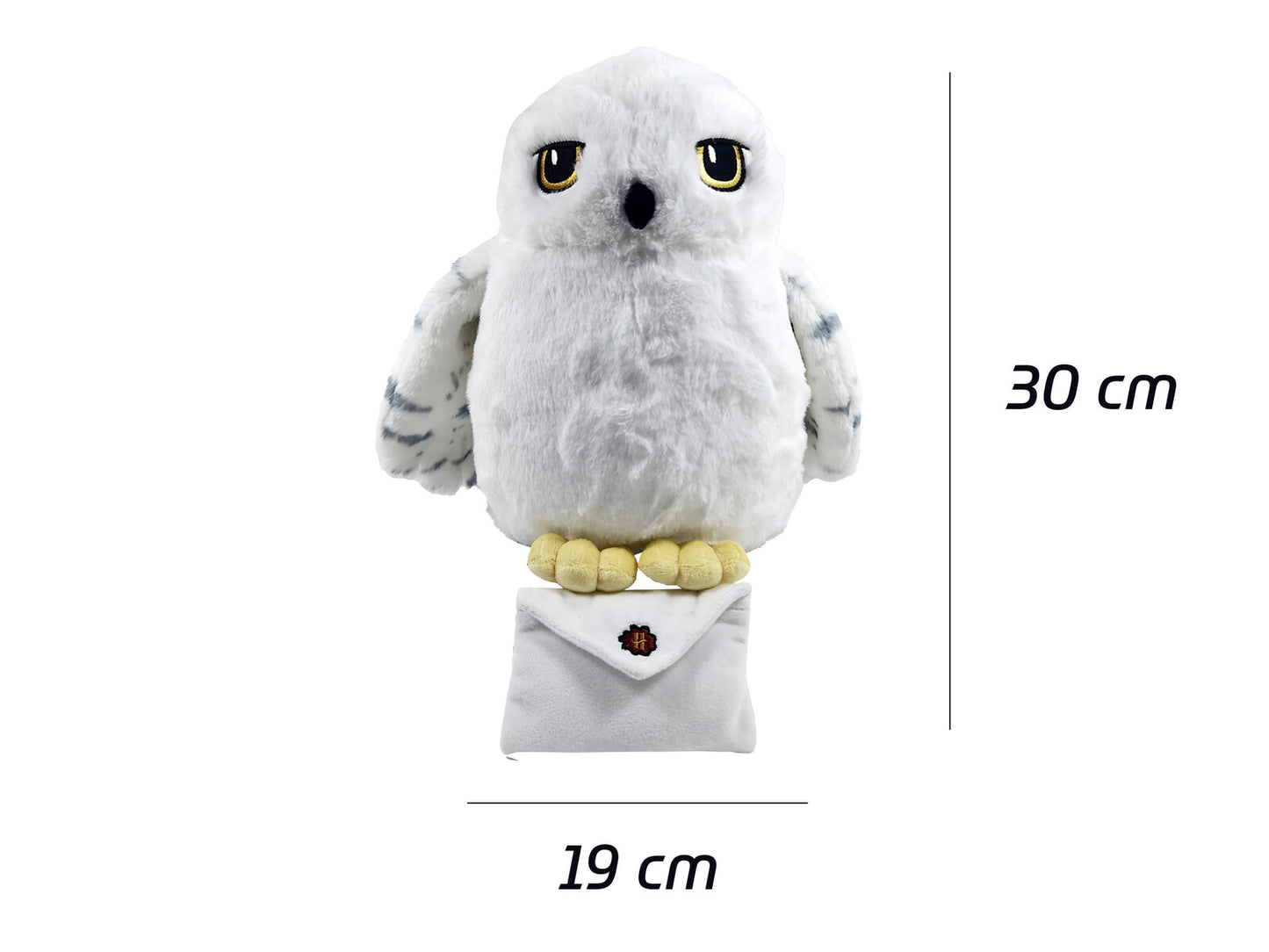 Harry Potter Hedwig Plüschrucksack Kinder Rucksack kuschelig mit Reißverschluss