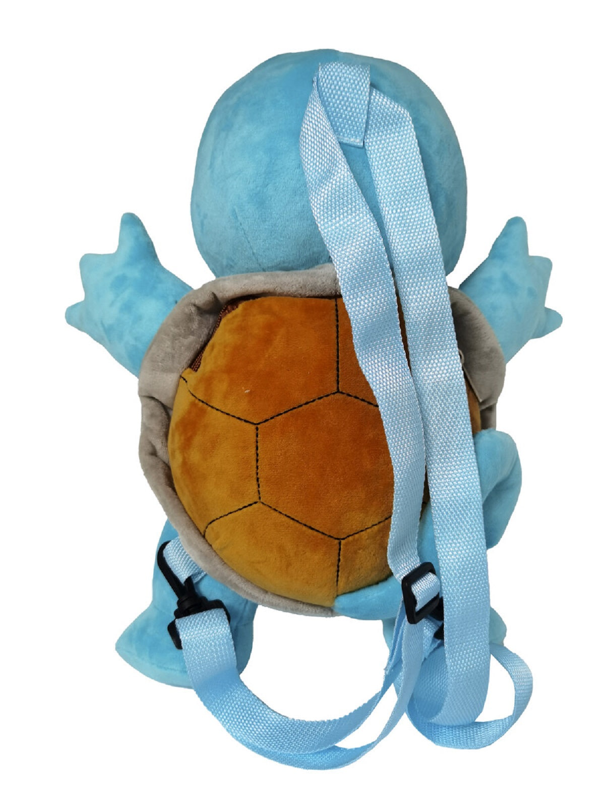 Pokémon Schiggy Plüschrucksack Kinder Rucksack kuschelig mit Reißverschluss